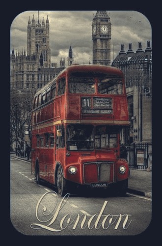 Blechschild 20x30 london city - london,