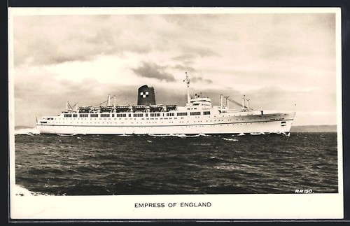 Passagierschiff empress of - ak,